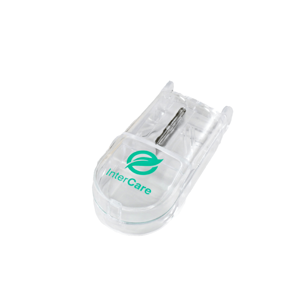ตลับตัดยา INTERCARE PILL CUTTER  ใบมีดแสตนเลส ไม่เป็นสนิม_0